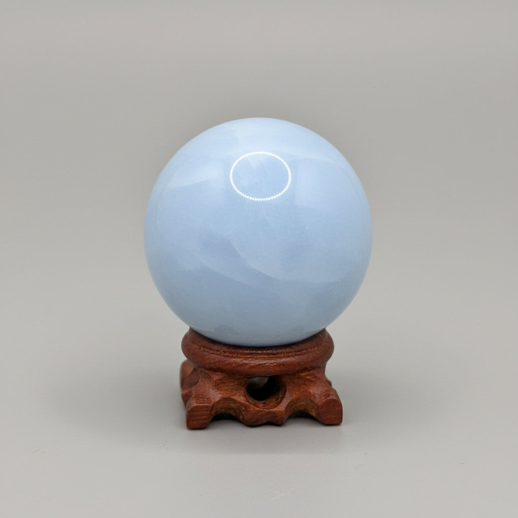 Blue Chalcedony Sphere
