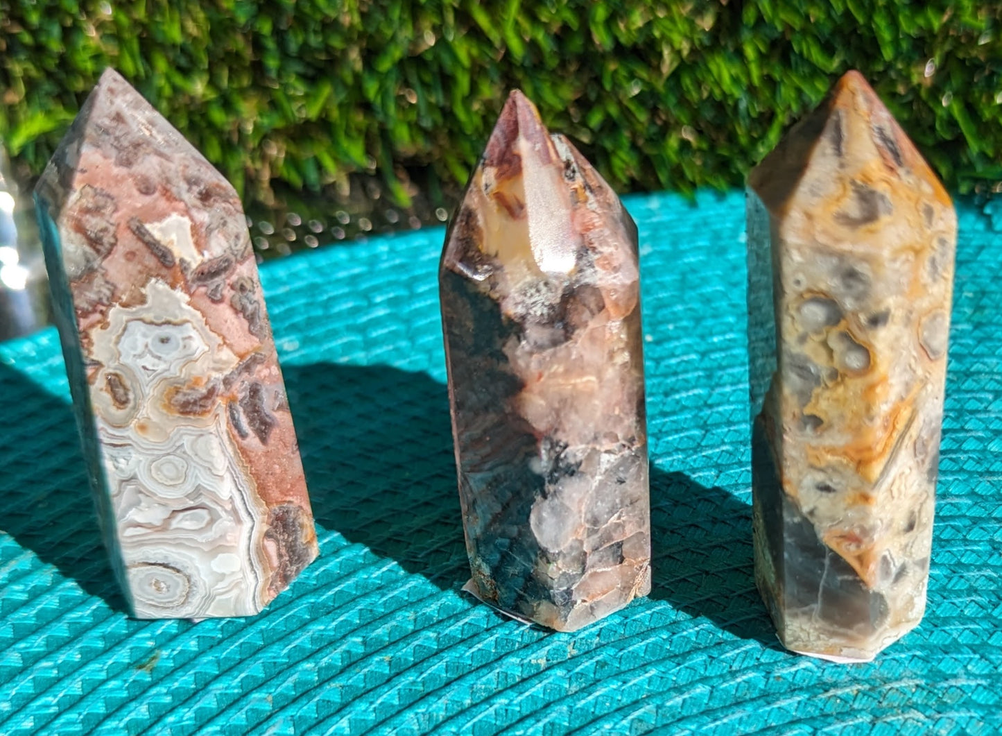 Crazy Lace Agate Tower