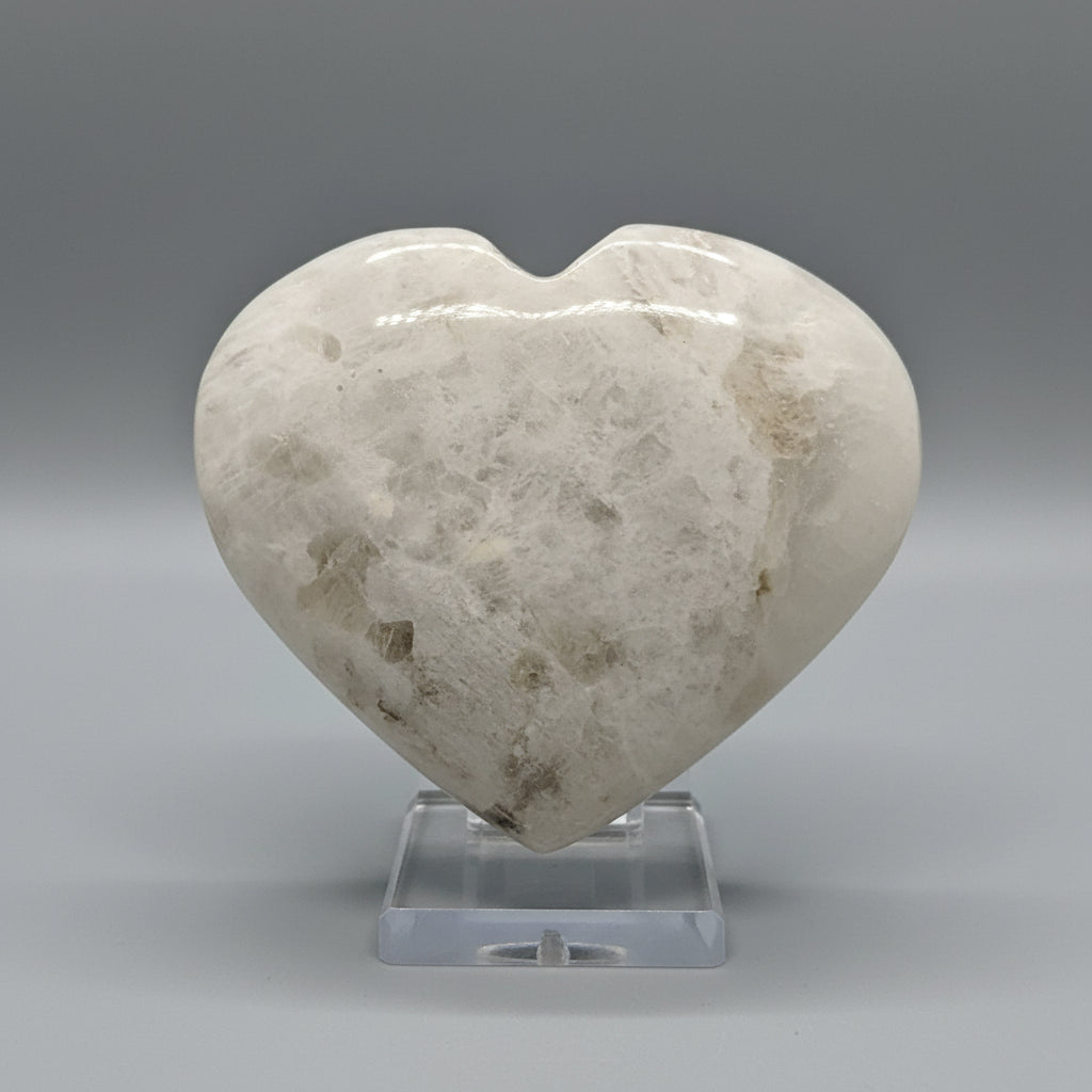 Rainbow Moonstone Heart