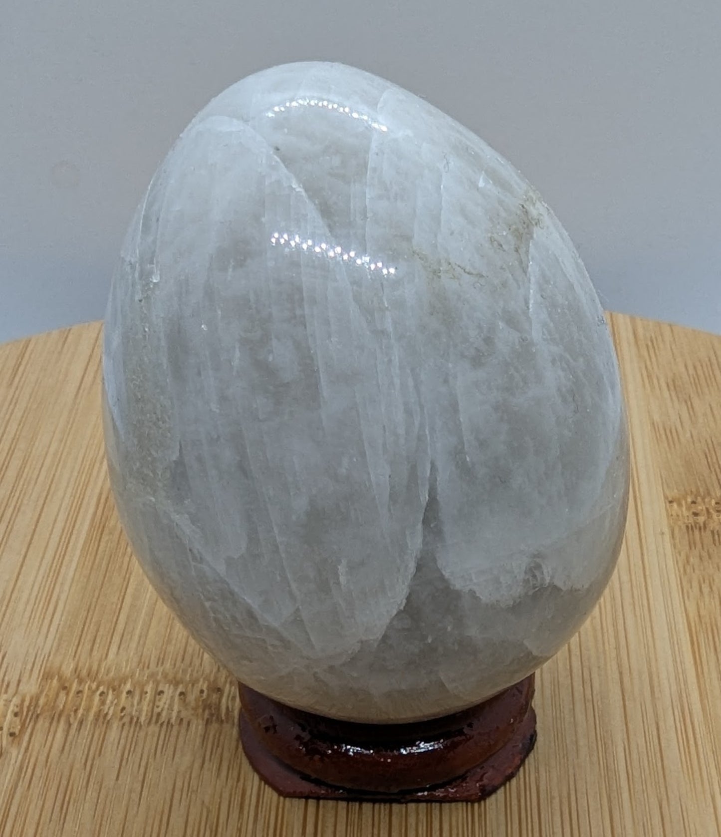 Natural Rainbow Moonstone Polished Egg