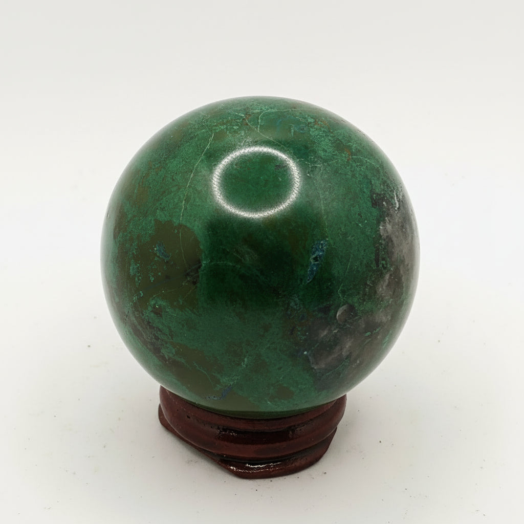 Chrysocolla Sphere