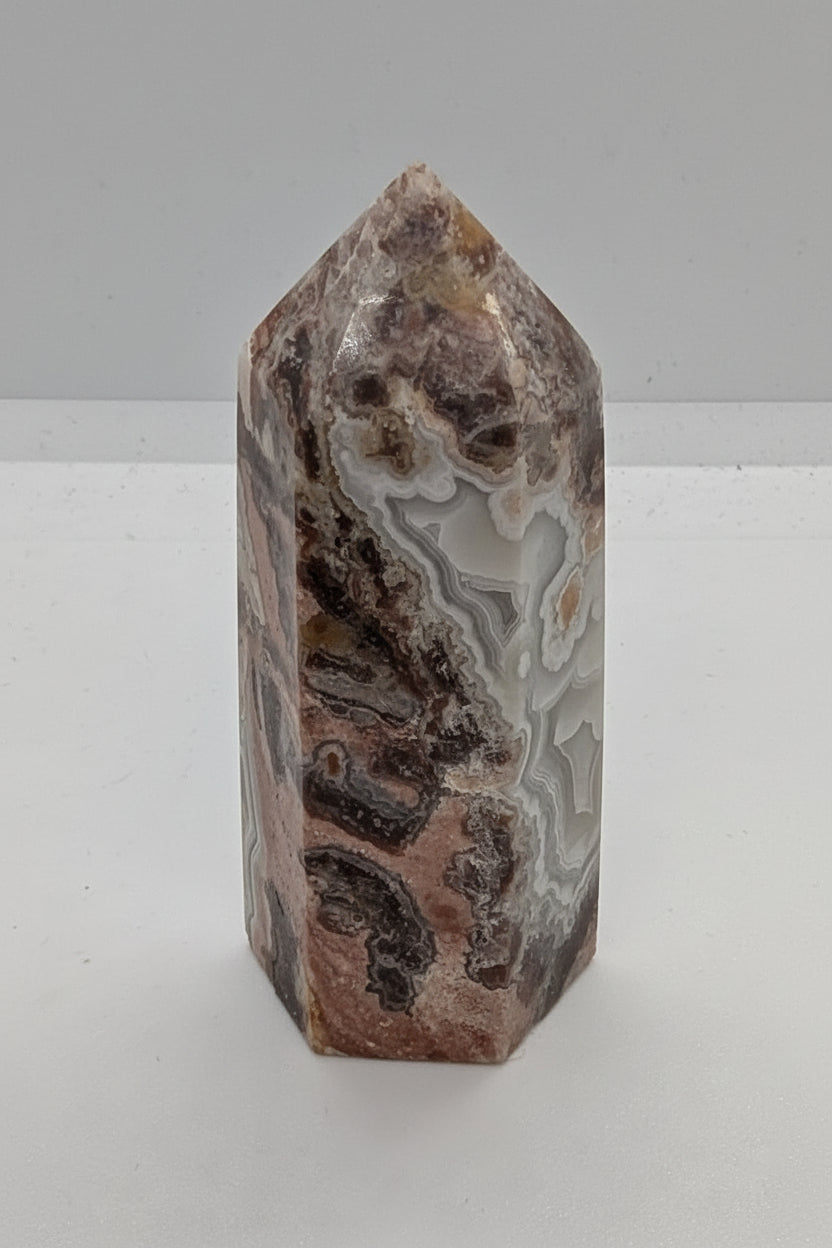 Crazy Lace Agate Tower