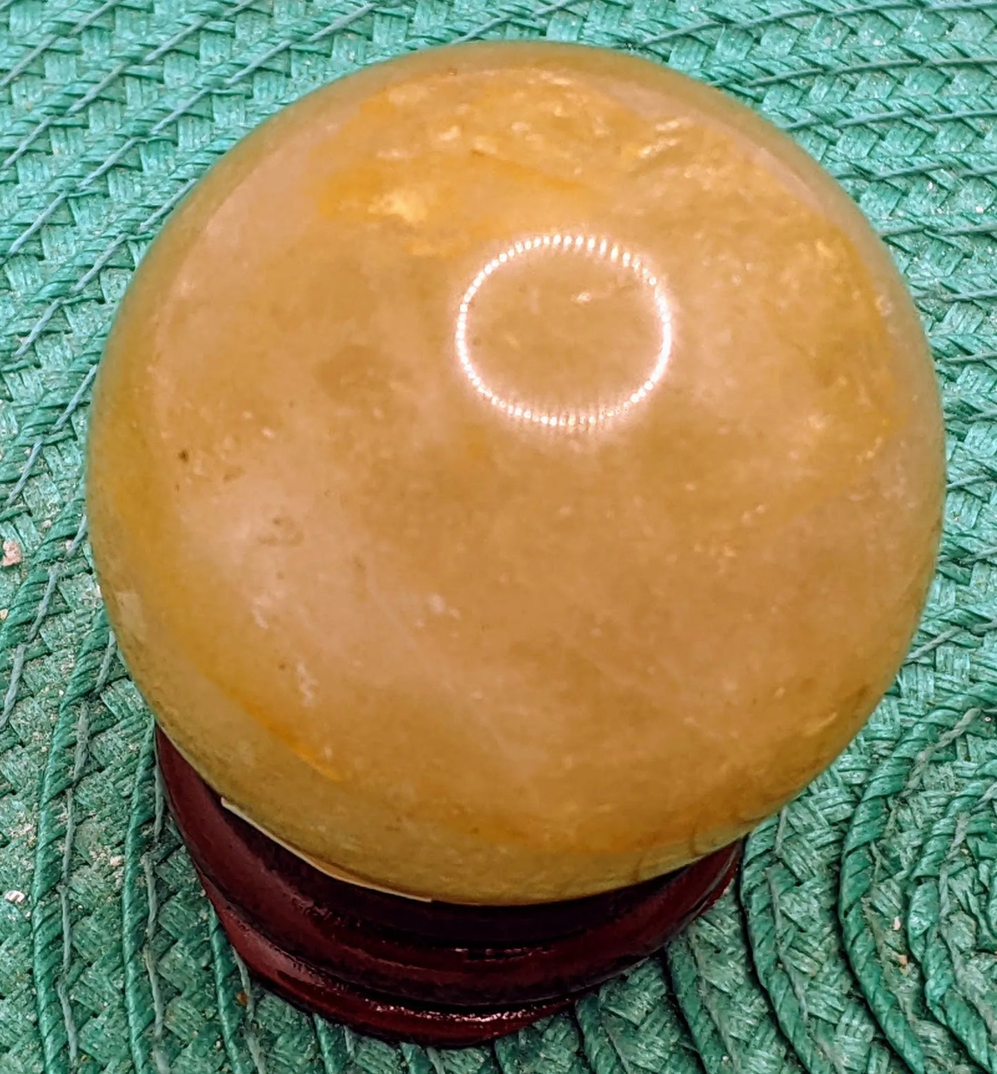 Honey Calcite Sphere