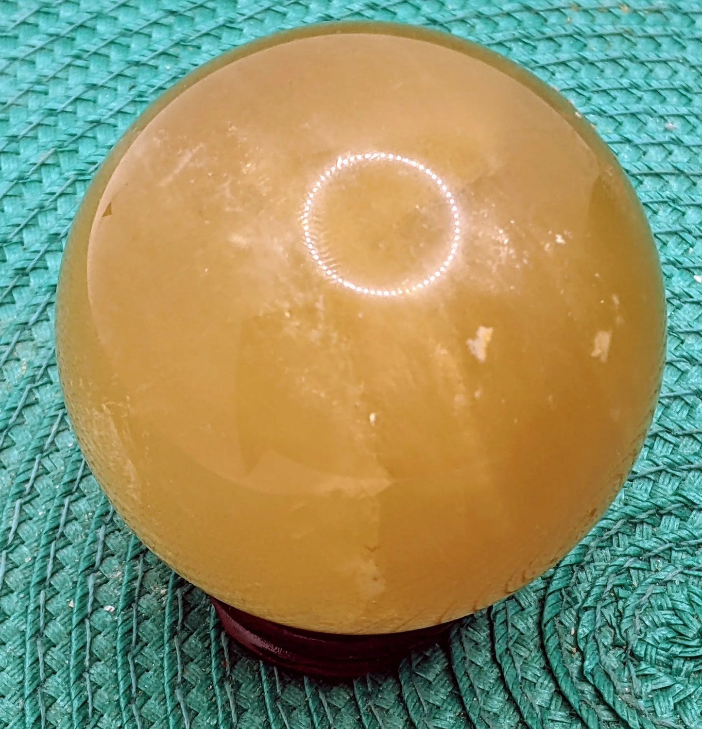 Honey Calcite Sphere
