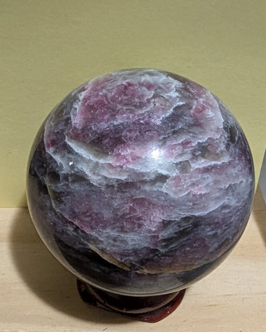 Red Tourmaline Sphere