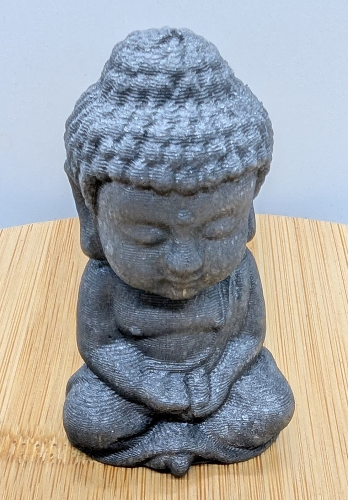 Hand-Carved Sugilite Meditative Buddha Figurine