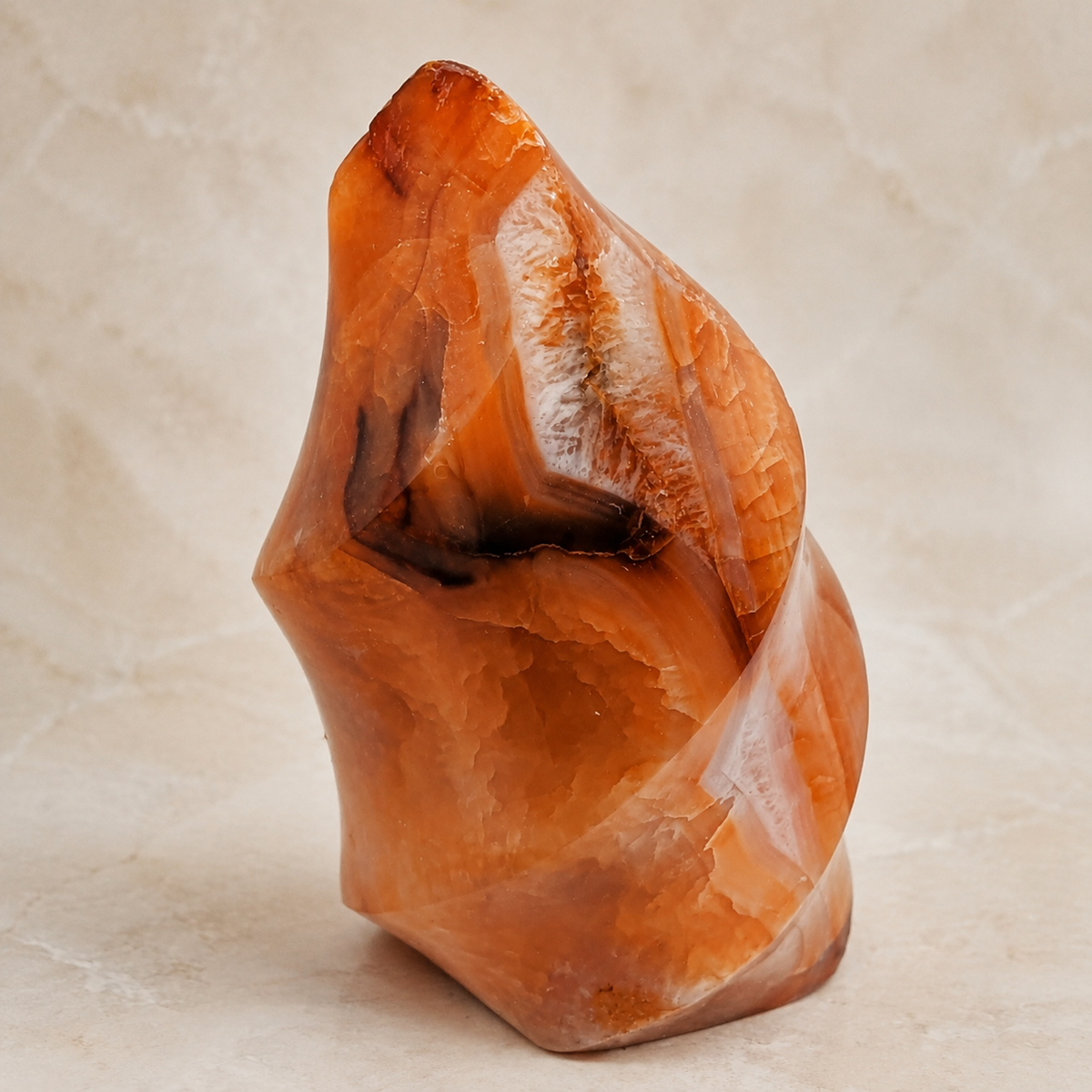Carnelian Flame Carving – CFB