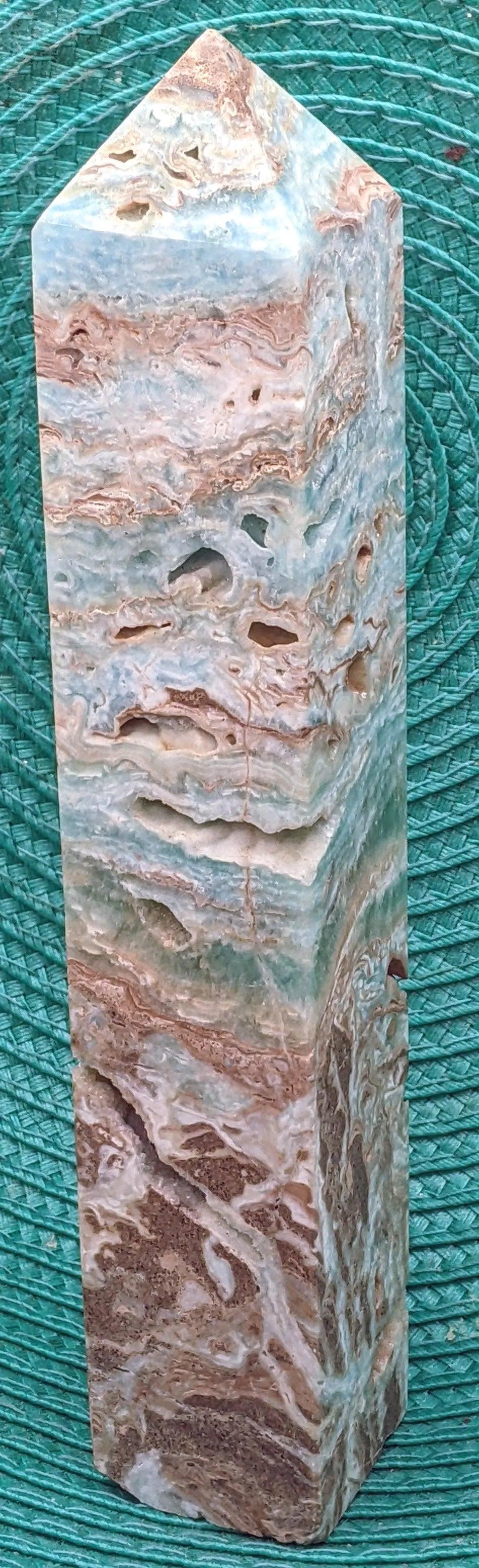 Blue Aragonite Tower