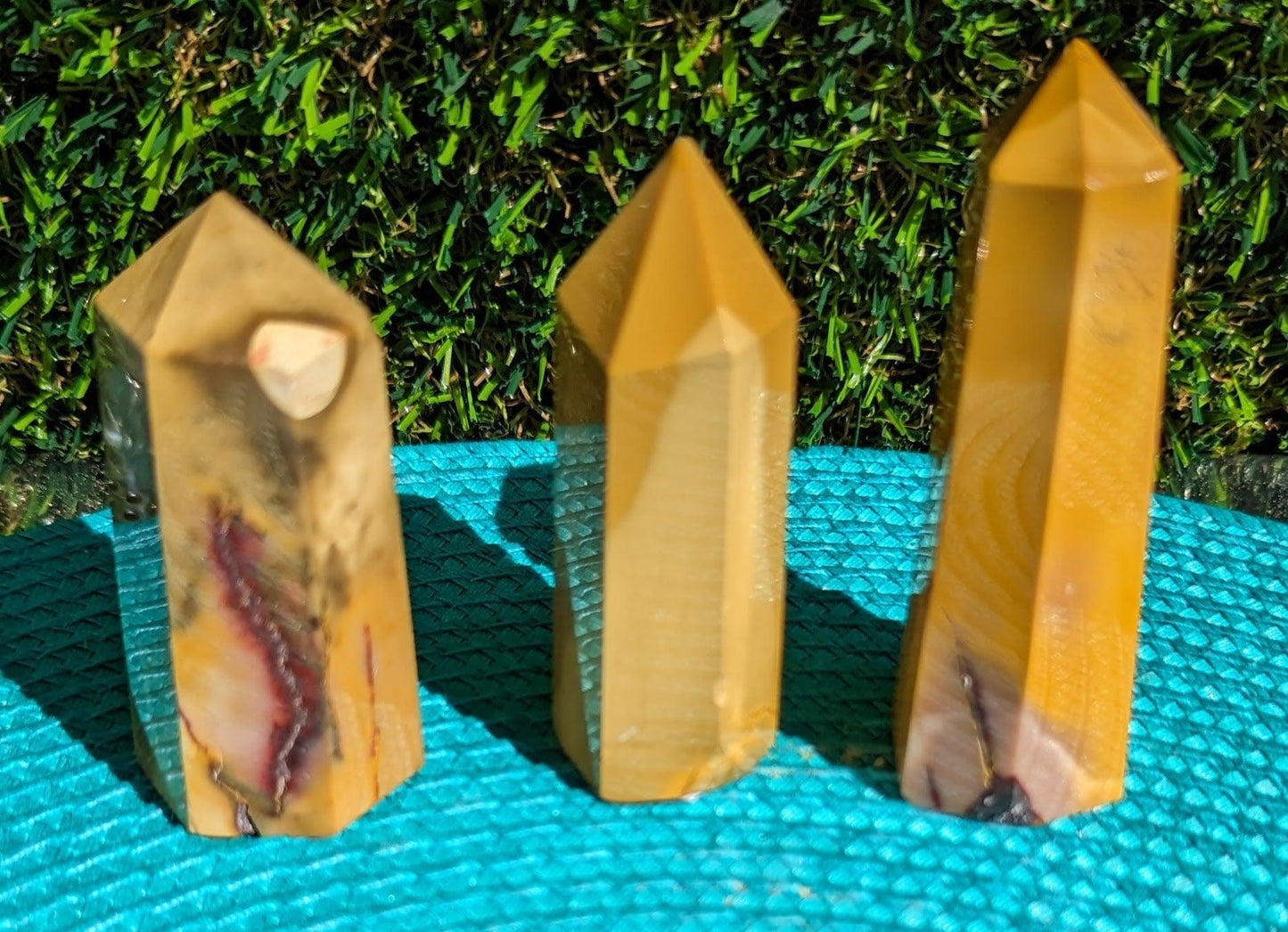 Yellow Mookaite Tower