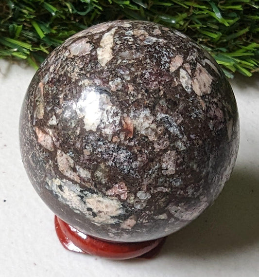 Chinese Pudding Stone Sphere