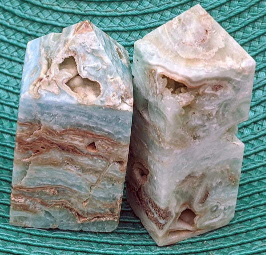 Blue Aragonite Tower